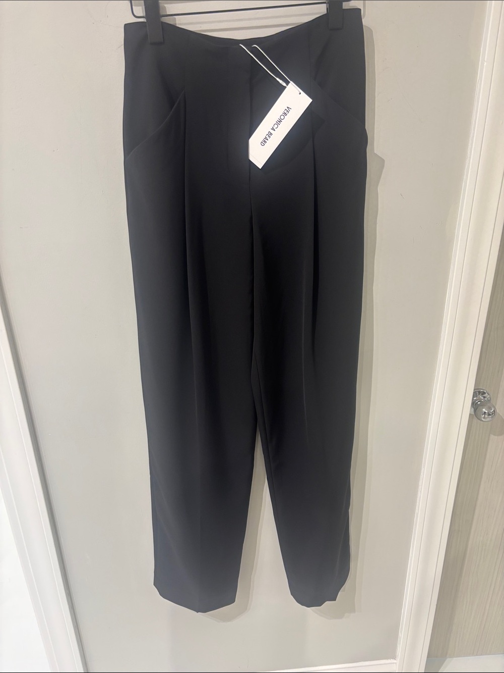 Veronica Beard Black Kenneth Pant